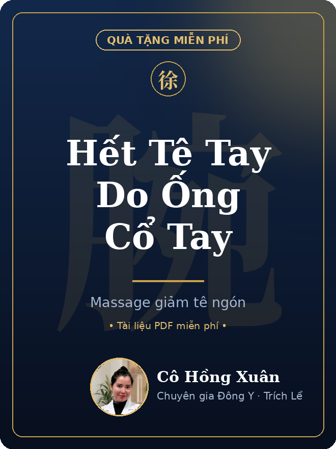 Quà tặng: Hết tê tay ống cổ tay