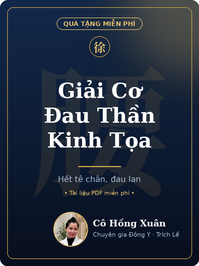 Cách giải cơ cho người đau thần kinh tọa bị chèn ép vùng mông, gây tê chân