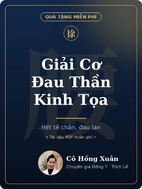 Giải cơ cho người đau thần kinh tọa, tê chân